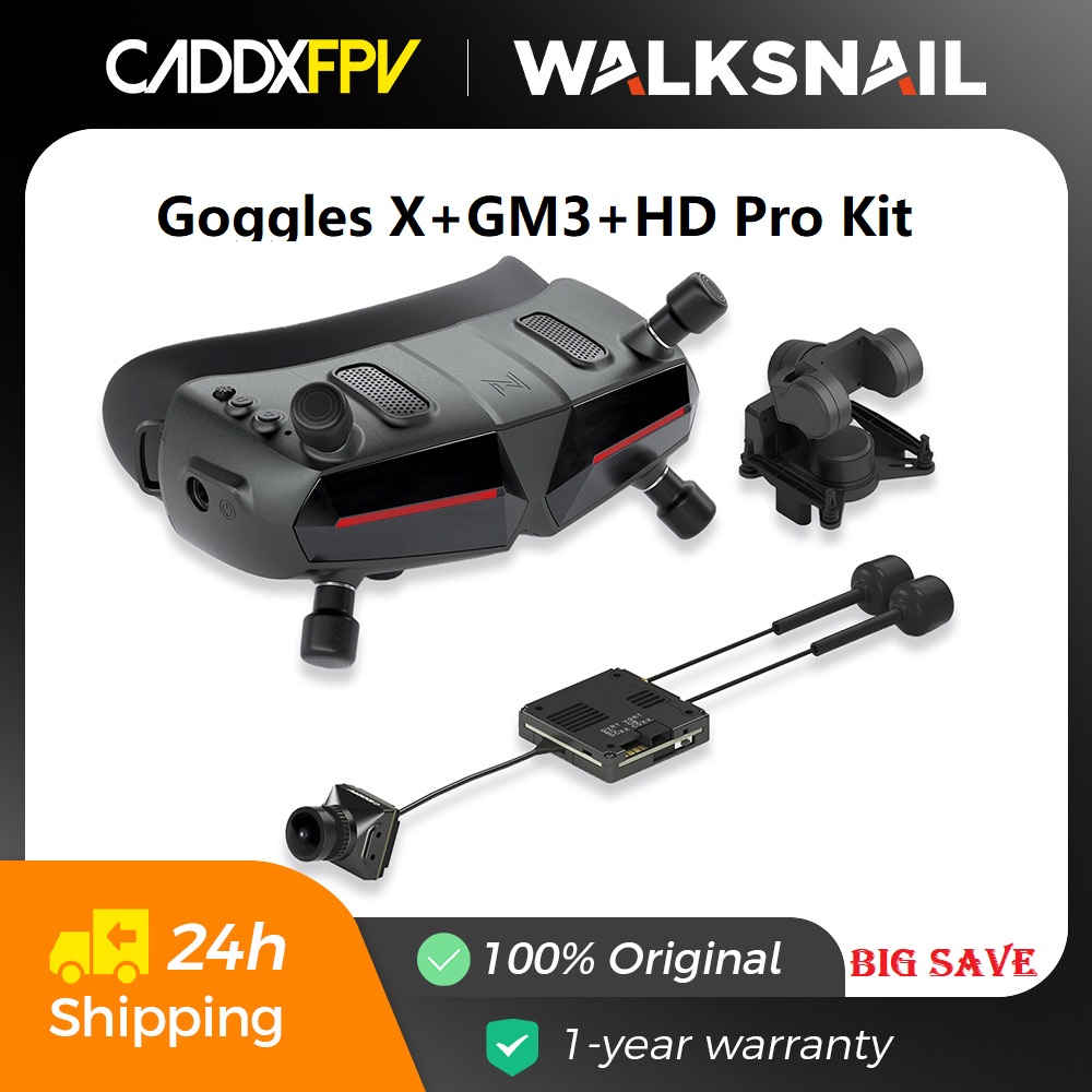 Gafas Caddx Walksnail Avatar H - Skyzone Sky04O Pro Fpv Goggles reseña y precio